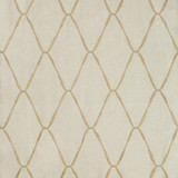 Kravet Couture Fabric Looped Ribbons Linen SUE FIRESTONE MALIBU LINEN - 100% Turkey - Horizontal: 10.5 and Vertical: 6 98 - My Fabric Connection -