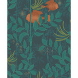 Cole & Son Wallcovering Nautilus Dark Green COLE & SON WHIMSICAL PAPER - 100% United Kingdom - Horizontal: - and Vertical: 25.2 20.5 - My Fabric Connection -