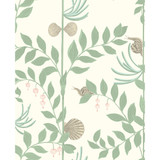 Cole & Son Wallcovering Secret Garden Soft Green COLE & SON WHIMSICAL PAPER - 100% United Kingdom - Horizontal: - and Vertical: 25.2 20.5 - My Fabric Connection -