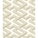 Cole & Son Wallcovering Luxor White COLE & SON GEOMETRIC II PAPER - 100% United Kingdom - Horizontal: - and Vertical: 12 20.5 - My Fabric Connection -
