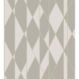 Cole & Son Wallcovering Oblique Grey And White COLE & SON GEOMETRIC II PAPER - 100% United Kingdom - Horizontal: - and Vertical: 30 27 - My Fabric Connection -