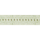 Lee Jofa Trim Paige Tape Leaf WESTPORT TRIMMINGS LINEN - 93%;COTTON - 7% India - Horizontal: 2.6 and Vertical: 0.75 2.6 - My Fabric Connection -
