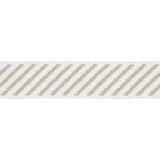 Groundworks Trim Cabana Salt/Beach KELLY WEARSTLER TRIMMINGS III LINEN - 100% China - Horizontal: 0.43 and Vertical: 0 1.13 - My Fabric Connection -