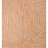 Groundworks Wallcovering Graffito Salmon/Cream KELLY WEARSTLER WALLPAPERS II PAPER - 100% United States - Horizontal: 54 and Vertical: 54 54 - My Fabric Connection -