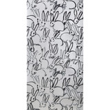 Groundworks Wallcovering Hutch Silver HUNT SLONEM FOR GROUNDWORKS PAPER - 100% United States - Horizontal: 27 and Vertical: 31.75 27 - My Fabric Connection -