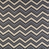 Gaston Y Daniela Fabric Zig Zag Crudo/Azul GASTON LIBRERIA ACRYLIC - 79%;COTTON - 12%;LINEN - 9% Turkey HEAVY Horizontal: 13.39 and Vertical: 12.02 53 - My Fabric Connection -