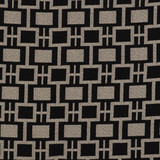 Gaston Y Daniela Fabric Series Lino/Negro GASTON LIBRERIA POLYOLEFIN FR - 100% Italy HEAVY Horizontal: 2.75 and Vertical: 2.24 55 - My Fabric Connection -