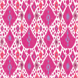 Gaston Y Daniela Fabric Ikat Rojo GASTON LIBRERIA VISCOSE - 80%;LINEN - 20% Italy HEAVY Horizontal: 25.8 and Vertical: 35.26 52 - My Fabric Connection -