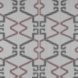 Gaston Y Daniela Fabric Caprera Onyx/Rojo TIERRAS LINEN - 90%;POLYESTER - 10% Turkey - Horizontal: 28.93 and Vertical: 28.93 118 - My Fabric Connection -