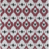 Gaston Y Daniela Fabric Panarea Rojo/Onyx TIERRAS LINEN - 90%;VISCOSE - 10% Turkey - Horizontal: 9.44 and Vertical: 14.96 118 - My Fabric Connection -