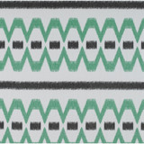 Gaston Y Daniela Fabric Lampedusa Onyx/Verde Menta TIERRAS LINEN - 90%;VISCOSE - 10% Turkey - Horizontal: 6.88 and Vertical: 29.72 118 - My Fabric Connection -