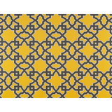 Gaston Y Daniela Fabric Meridien Avenue Gris/Amarillo GASTON UPTOWN ACRYLIC - 100% Spain HEAVY Horizontal: 13.75 and Vertical: 12.75 55 - My Fabric Connection -