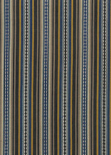 Mulberry Fabric Dalton Stripe Indigo/Ochre