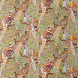 Mulberry Fabric Game Birds Linen Stone Multi BOHEMIAN ROMANCE LINEN - 100% Austria HEAVY Horizontal: 28.762 and Vertical: 24.034 57.918 - My Fabric Connection -