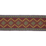 Mulberry Trim Kingscote Red MODERN COUNTRY COTTON - 80%;JUTE - 20% India - Horizontal: 4.00304 and Vertical: 2.10002 4.00304 - My Fabric Connection -