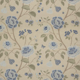 G P & J Baker Fabric Lillington Soft Blue KESWICK EMBROIDERIES LINEN - 40%;COTTON - 30%;VISCOSE - 30% India - Horizontal: 25.216 and Vertical: 29.944 50.432 - My Fabric Connection -