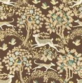 Lee Jofa Fabric Mille Fleur Sable ERIC COHLER LODGE LINEN - 100% Thailand - Horizontal: 23.5 and Vertical: 23 47 - My Fabric Connection -