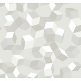 Cole & Son Wallcovering Puzzle White On White