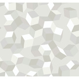 Cole & Son Wallcovering Puzzle White On White COLE & SON GEOMETRIC II PAPER - 100% United Kingdom - Horizontal: - and Vertical: 25.2 27 - My Fabric Connection -