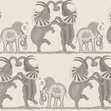 Cole & Son Wallcovering Safari Dance Pale Stone & Grey