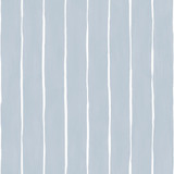 Cole & Son Wallcovering Marquee Stripe Pale Blue COLE & SON MARQUEE STRIPES PAPER - 100% United Kingdom - Horizontal: 20.5 and Vertical: 0 20.5 - My Fabric Connection -
