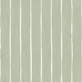 Cole & Son Wallcovering Marquee Stripe Soft Olive COLE & SON MARQUEE STRIPES PAPER - 100% United Kingdom - Horizontal: 20.5 and Vertical: 0 20.5 - My Fabric Connection -