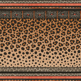 Cole & Son Wallcovering Zulu Border Red & Brown