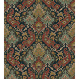 Cole & Son Wallcovering Pushkin Multi-Coloured COLE & SON MARIINSKY DAMASK PAPER - 100% United Kingdom - Horizontal: - and Vertical: 15 27 - My Fabric Connection -