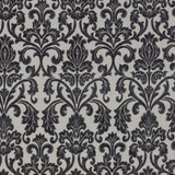 RM CoCo Fabric Tivoli Damask Slate Finishing Touches Vol 11 85% Polyester 15% Cotton See Sample 0 Horizontal: 7 and Vertical: 12.5 56 - My Fabric Connection -
