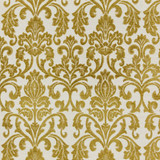 RM CoCo Fabric Tivoli Damask Mustard Finishing Touches Vol 7 85% Polyester 15% Cotton See Sample 0 Horizontal: 7 and Vertical: 12.5 56 - My Fabric Connection -