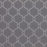 RM CoCo Fabric Picardie Trellis Pewter Finishing Touches Vol 11 32% Viscose 30% Polyester 26% Linen 12% Rayon See Sample 60000 Horizontal: 3.75 and Vertical: 5 55 - My Fabric Connection -