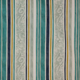 RM CoCo Fabric Constantinople Stripe Aegean Inspired Living Vol 16 100% Cotton See Sample 0 Horizontal: 10.86 and Vertical: 12.6 55 - My Fabric Connection -