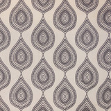 RM CoCo Fabric Jambi Paisley Pewter Inspired Living Vol 13 43% Polyester 57% Linen See Sample 0 Horizontal: 10.3937064 and Vertical: 9.448824 56 - My Fabric Connection -