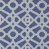RM CoCo Fabric Lattice Indigo The Print Shop 100% COTTON 15000 Horizontal: 13.5 and Vertical: 13.5 54 - My Fabric Connection -