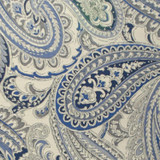 RM CoCo Fabric Montreal Indigo World Bazaar - Wesco 100% POLYESTER Horizontal: 29 and Vertical: 30.5 58 - My Fabric Connection -