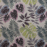 RM CoCo Fabric Tropix Charcoal Prive Vol 4 55% Linen 45% Viscose See Sample 0 Horizontal: 25 and Vertical: 24.5 52 - My Fabric Connection -