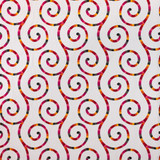 RM CoCo Fabric Tupinamba Swirl Fiesta 2018 Spring - Prive Collection 100% Cotton Embroidery 100% Polyester Base See Sample 0 Horizontal: 12.5 and Vertical: 15 55 - My Fabric Connection -