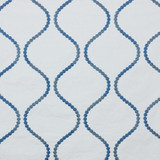 RM CoCo Fabric Button Trellis Mood Indigo 2018 Spring - Prive Collection 100% Cotton Embroidery 100% Viscose Base See Sample 0 Horizontal: 10.25 and Vertical: 11.375 54 - My Fabric Connection -