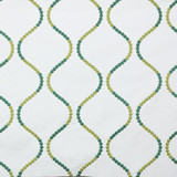 RM CoCo Fabric Button Trellis Minthe 2018 Spring - Prive Collection 100% Cotton Embroidery 100% Viscose Base See Sample 0 Horizontal: 10.25 and Vertical: 11.375 54 - My Fabric Connection -