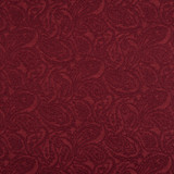 Charlotte Fabric 5572 Wine/Paisley Enchanted Gardens 75% Cotton, 25% Polyester Asia Exceeds 70,000 Wyzenbeek Rubs (Heavy Duty) Horizontal: 14" x Vertical: 6.5" 54 Inches - My Fabric Connection -