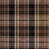 Charlotte Fabric 5807 Espresso Plaid Classic Patterns 52% Polyester, 48% Cotton Made In USA Exceeds 200,000 Wyzenbeek Rubs (Heavy Duty) Horizontal: 6.5" X Vertical: 7" 54 Inches - My Fabric Connection -