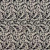 Charlotte Fabric 5865 Onyx Vine Classic Patterns 52% Polyester, 48% Cotton Made In USA Exceeds 200,000 Wyzenbeek Rubs (Heavy Duty) Horizontal: 4" X Vertical: 9.75" 54 Inches - My Fabric Connection -