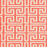 Charlotte Fabric CB800-125 Shades of Coral 100% Woven Polyester Asia Exceeds 140,000 Wyzenbeek Rubs (Heavy Duty) Horizontal: 5" x Vertical: 3.5" 54 Inches - My Fabric Connection -