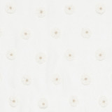Schumacher Fabric Button Flower Sheer Ivory 75750 NATURAL SHEERS See Sample INDIA - </p><p>Repeat: Horizontal: 6 1/2" (17CM) and Vertical: 10" (25CM) 54" (137CM) - My Fabric Connection -