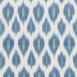 Schumacher Fabric Presidio Ikat Peacock 178060 FREE SPIRIT See Sample INDIA - </p><p>Repeat: Horizontal: 2" (5CM) and Vertical: 3 1/2" (9CM) 58 1/2" (149CM) - My Fabric Connection -