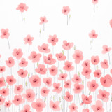 Schumacher Fabric Wild Poppies Pink 178391 VERA NEUMANN See Sample UNITED KINGDOM - </p><p>Repeat: Horizontal: 54" (137CM) and Vertical: 144" (366CM) 54" (137CM) - My Fabric Connection -