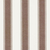 Schumacher Fabric Rafe Stripe Berber Brown 75822 Veere Grenney 4.38" - My Fabric Connection -