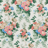 Schumacher Fabric Wycombe Park Red & Blue 178111 SCHUMACHER CLASSICS See Sample THAILAND - </p><p>Repeat: Horizontal: 27 (69CM) and Vertical: 39 1/2" (100CM) 54 1/4" (138CM) - My Fabric Connection -