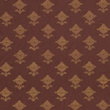 Schumacher Fabric Rubia Embroidery Umber 74162 OTTOMAN CHIC See Sample INDIA - </p><p>Repeat: Horizontal: 5 3/4" (15CM) and Vertical: 6 1/4" (16CM) 58 1/4" (148CM) - My Fabric Connection -