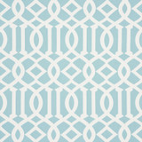 Schumacher Fabric Imperial Trellis Indoor/Outdoor Aqua 73161 INDOOR/OUTDOOR II: PRINTS & WOVENS See Sample UNITED STATES OF AMERICA HEAVY DUTY </p><p>Repeat: Horizontal: 7" (18CM) and Vertical: 12 1/4" (31CM) 54 3/4" (139CM) - My Fabric Connection -